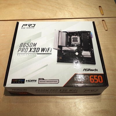 【鹿児島店】中古  ASRock B650M Pro X3D WiFi (B650 AM5 mATX DDR5) 3250005975 
