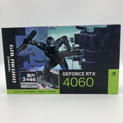 【神戸・三宮店】中古  玄人志向 GG-RTX4060-E8GB/SF (RTX4060 8G) 175575 