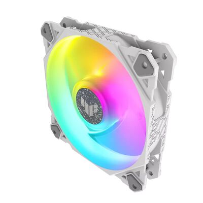 ASUS  TUF Gaming TF120 ARGB Fan - Triple Fan Kit with ARGB Controller ホワイト (TUF GAMING TF120 WHITE ARGB 3IN1) 