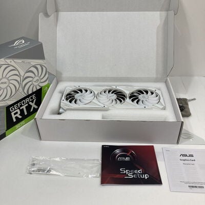 【神戸・三宮店】中古  ASUS ROG-STRIX-RTX3070-O8G-WHITE (RTX3070 8G) 3430006200 