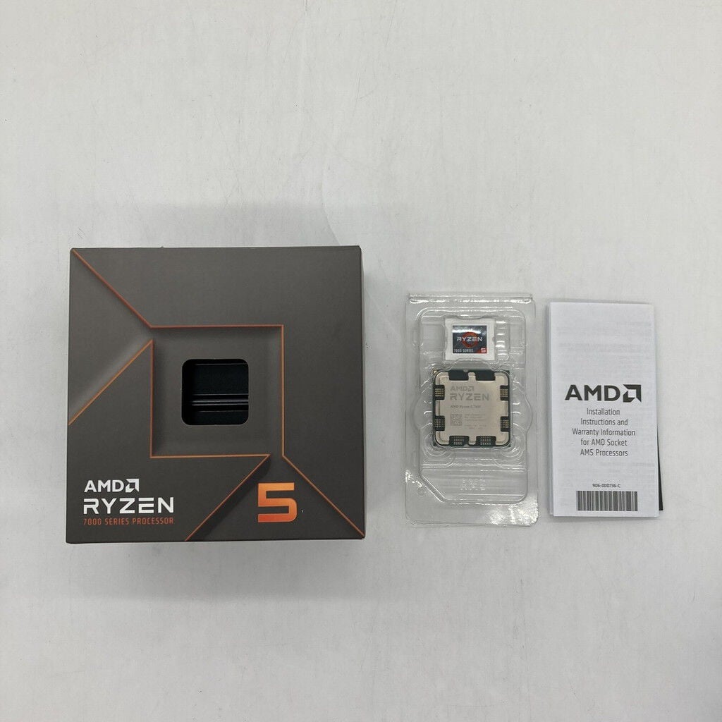 中古 AMD Ryzen 5 7600X (AM5/4.7GHz/38M/C6/T12/105W 152464 （361967