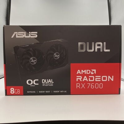 【新潟店】中古  ASUS DUAL-RX7600-O8G-V2 (RX7600 8G) 162744 