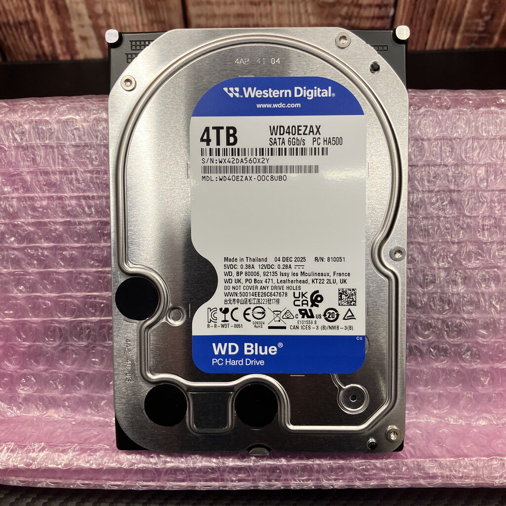 【デスクトップ用3.5インチ】4TB HDD 中古 各社 3.5インチ HDD 4TB SATA （デスクトップ用） 121852