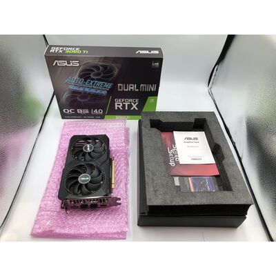 【水戸赤塚店】中古  ASUS DUAL-RTX3060TI-O8G-MINI-V2 (RTX3060Ti 8GB) 175521 