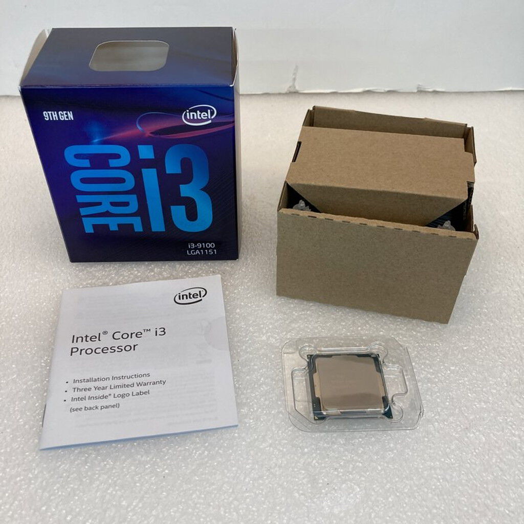 中古 Intel Core i3 9100 (1151/3.60GHz/6M/C4/T4) 140320 （402879
