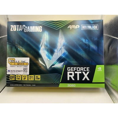 【仙台店】中古  ZOTAC GAMING GeForce RTX 3080 AMP Holo ZT-A30800F-10P（10GB PCI-E） 3240011242 