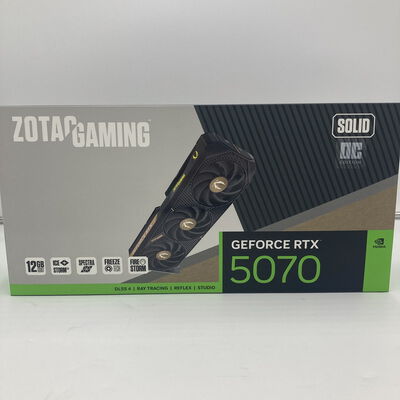 【白山FM松任店】中古  ZOTAC ZT-B50700J-10P SOLID OC (RTX5070 12GB) 176911 