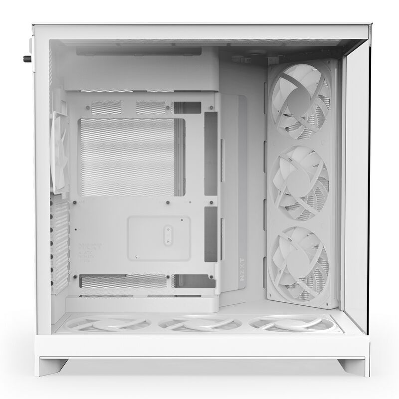 NZXT H9 FLOW RGB+ CM-H92FW-P1 (E-ATX ガラス ホワイト) ｜ パソコン