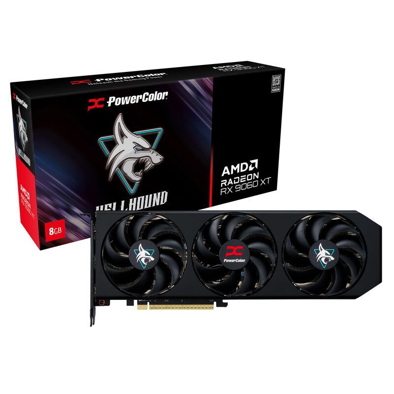 PowerColor RX9060XT 8G-L/OC (Radeon RX 9060 XT 8GB