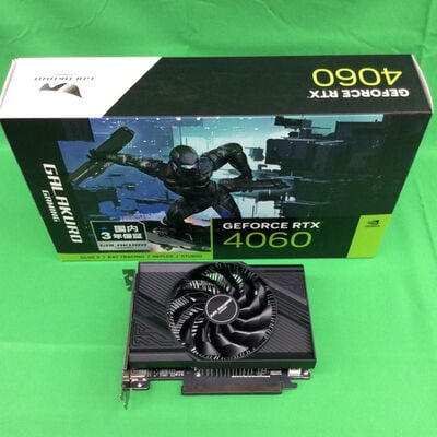 【川崎店】中古  玄人志向 GG-RTX4060-E8GB/SF (RTX4060 8G) 175575 