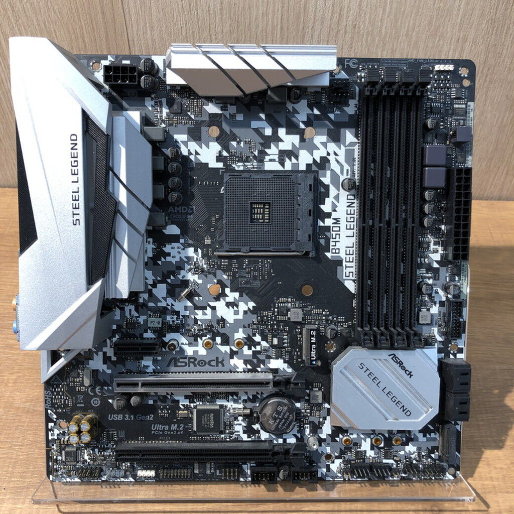 中古 ASRock B450M Steel Legend B450/AM4/MicroATX 4740000953