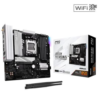 ASRock  B850M Pro RS WiFi (B850 AM5 MicroATX) 