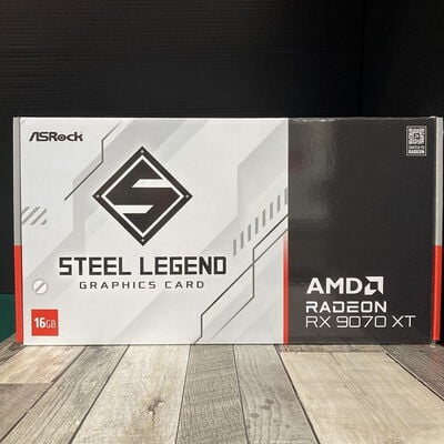 【広島店】中古  ASRock RX9070XT SL 16G Steel Legend 16GB (RX9070XT 16G) 176937 