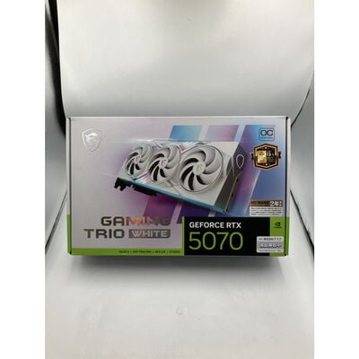 【座間相武台】中古  MSI GeForce RTX 5070 12G GAMING TRIO OC WHITE 3480039036 