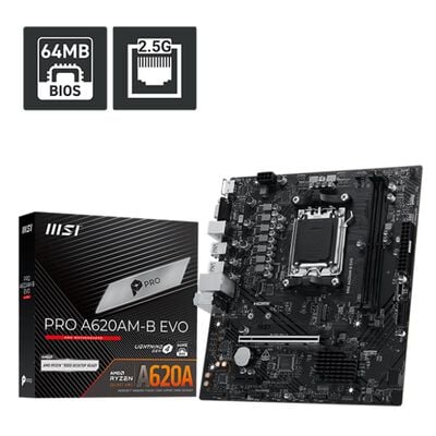 MSI  PRO A620AM-B EVO (A620A AM5 MicroATX) 