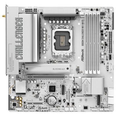 ASRock  B860M Challenger WiFi White (B860 1851 MicroATX ホワイト) 