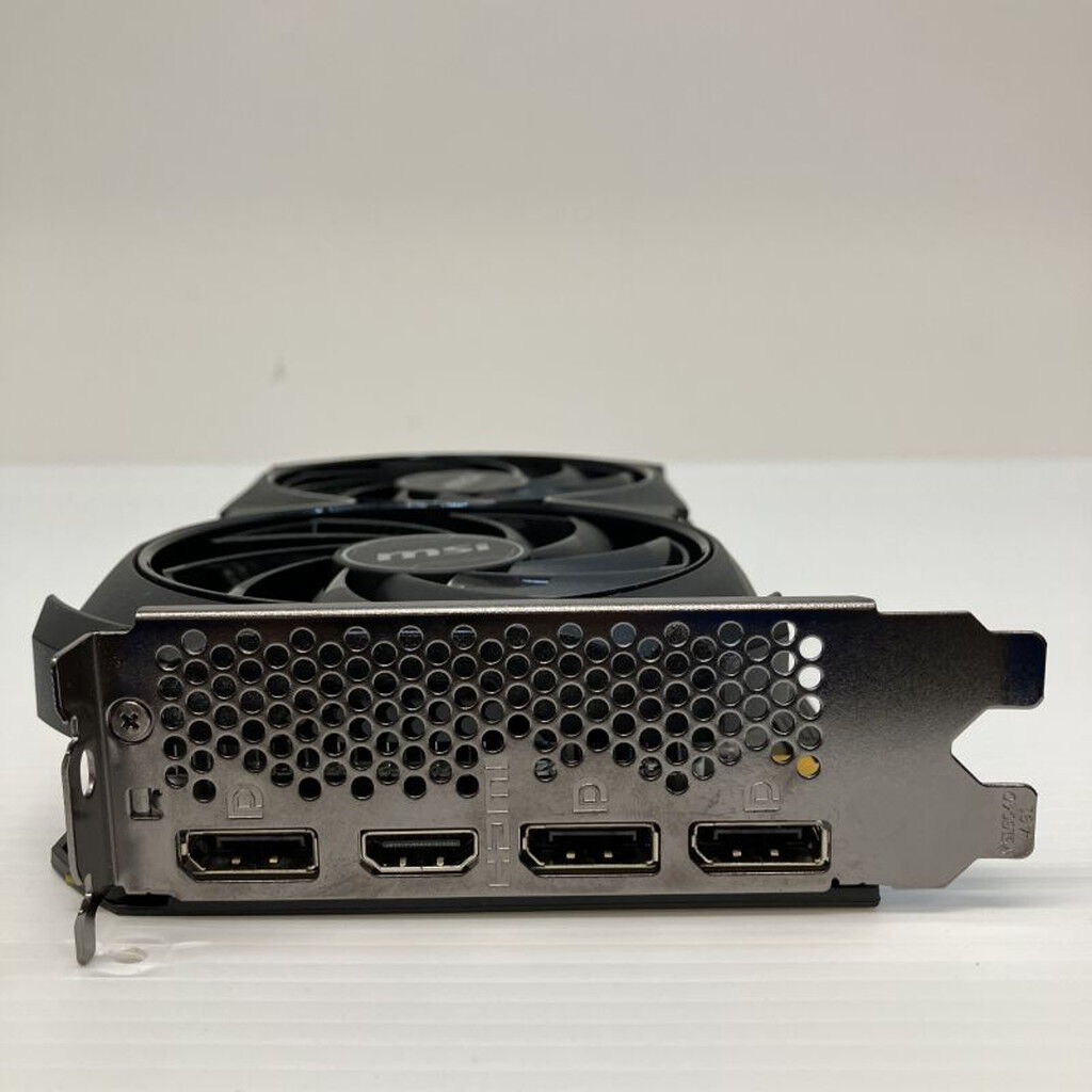 動作確認済み!MSIGeForceRTX4060VENTUS2X BLAC８ＧＢ 中古 MSI GeForce RTX 4060 VENTUS 2X BLACK 8G OC (RTX4060 8GB
