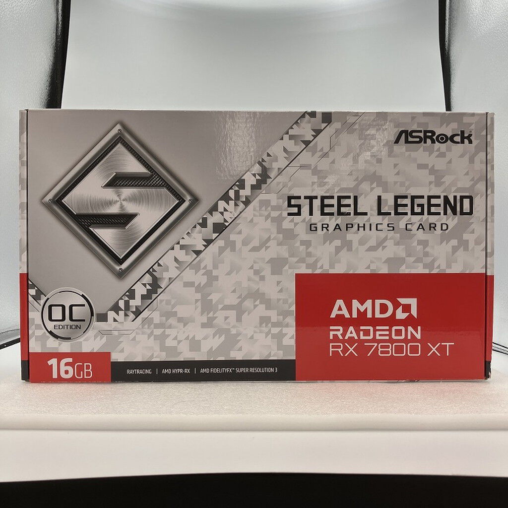 中古 ASRock RX7800XT SL 16GO(RX7800XT Steel Legend OC) 3290007206
