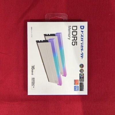 【静岡東瀬名店】中古  ドスパラセレクト D5D6000-16G2A1-RGB-WH (DDR5 PC5-48000 16GB 2枚組 32GB) 5140001517 
