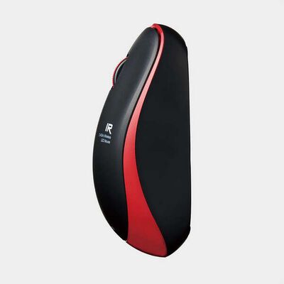 エレコム  M-IR07DRSKRD (抗菌省電力 ワイヤレス静音IRマウス レッド) 