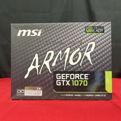 【静岡東瀬名店】中古  MSI GTX1070 ARMOR 8G OC(GTX1070 8G) 5140001508 