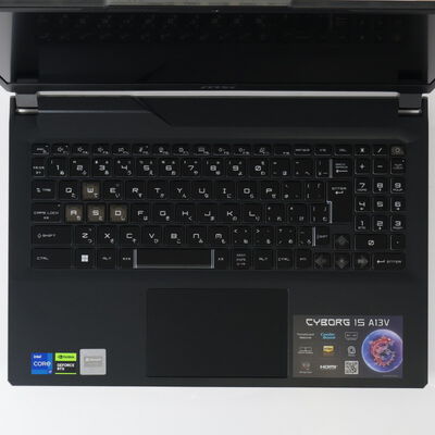 【通販センター】中古  MSI Cyborg 15 A13V Cyborg-15-A13VFK-4125JP(Intel Core i7 13620H/16GB DDR5 (PC5)/SSD1TB/なし/NVIDIA GeForce RTX 4060 8GB Laptop GPU/15.6/1920x1080/Wi-Fi/W11H64 MAR) 194462 
