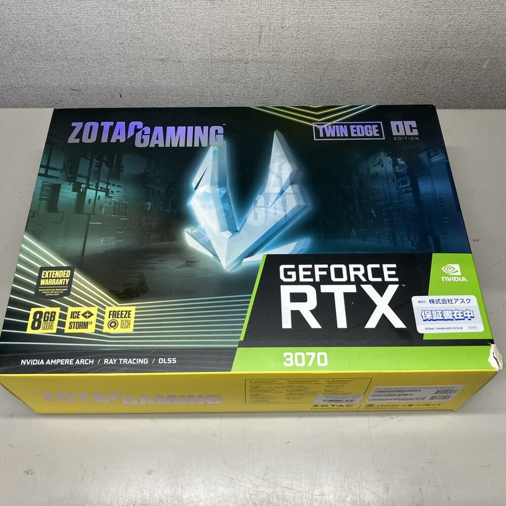 ZOTAC RTX 3070 Twin Edge 8GB グラボ 箱付き Amazon | ZOTAC (ゾタック) GAMING GeForce RTX 3070 Twin Edge