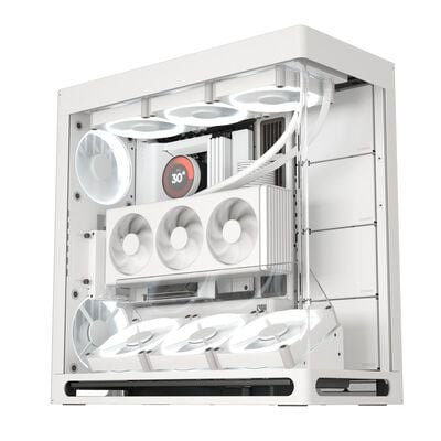 HAVN  HS 420 VGPU Edition White HVN-CA-HS420-07 (E-ATX ガラス ホワイト) 