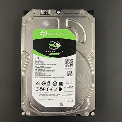 【大須店】中古  Seagate ST8000DM004（3.5インチ HDD 8TB SATA デスクトップ用） 3480033207 
