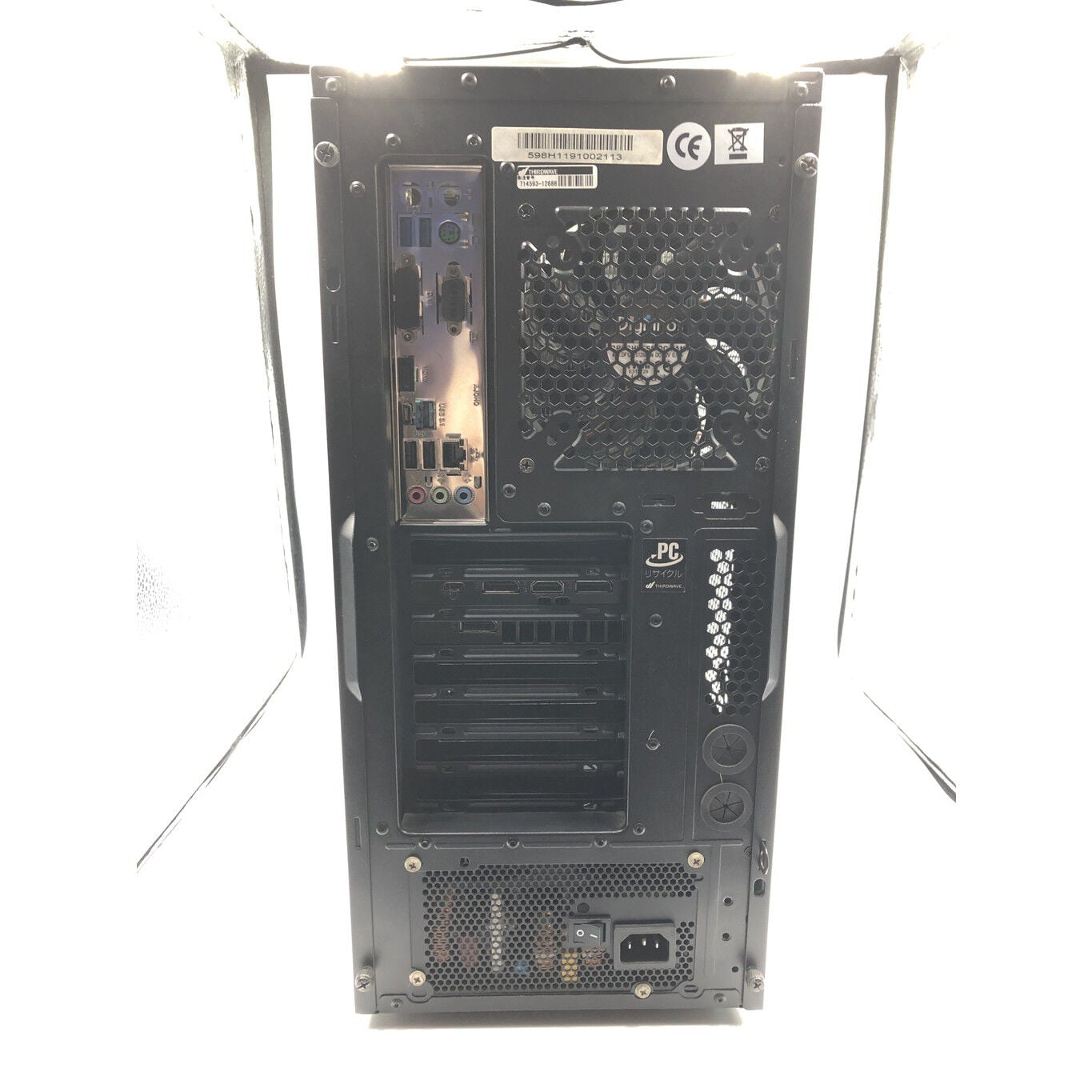 中古 THIRDWAVE GALLERIA ZF(i7 9700K/16GB/SSD512GB/BD-RE/RTX2070