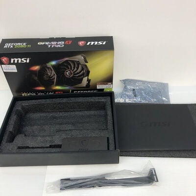 【徳島住吉店】中古  MSI GeForce RTX 2080 Ti GAMING X TRIO (RTX2080Ti) 138193 