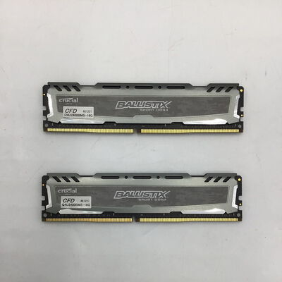 【白山FM松任店】中古  16GB 2枚組(合計32GB) PC4-19200/DDR4-2400 デスクトップ用 190917 