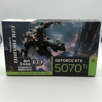 中古  玄人志向 GG-RTX5070Ti-E16GB/OC/DF (RTX5070Ti 16GB) 188936 