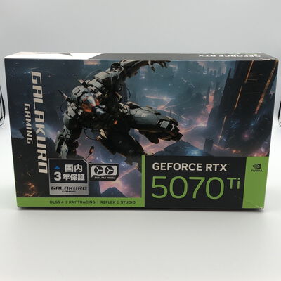 【甲府飯田店】中古  玄人志向 GG-RTX5070Ti-E16GB/OC/DF (RTX5070Ti 16GB) 188936 