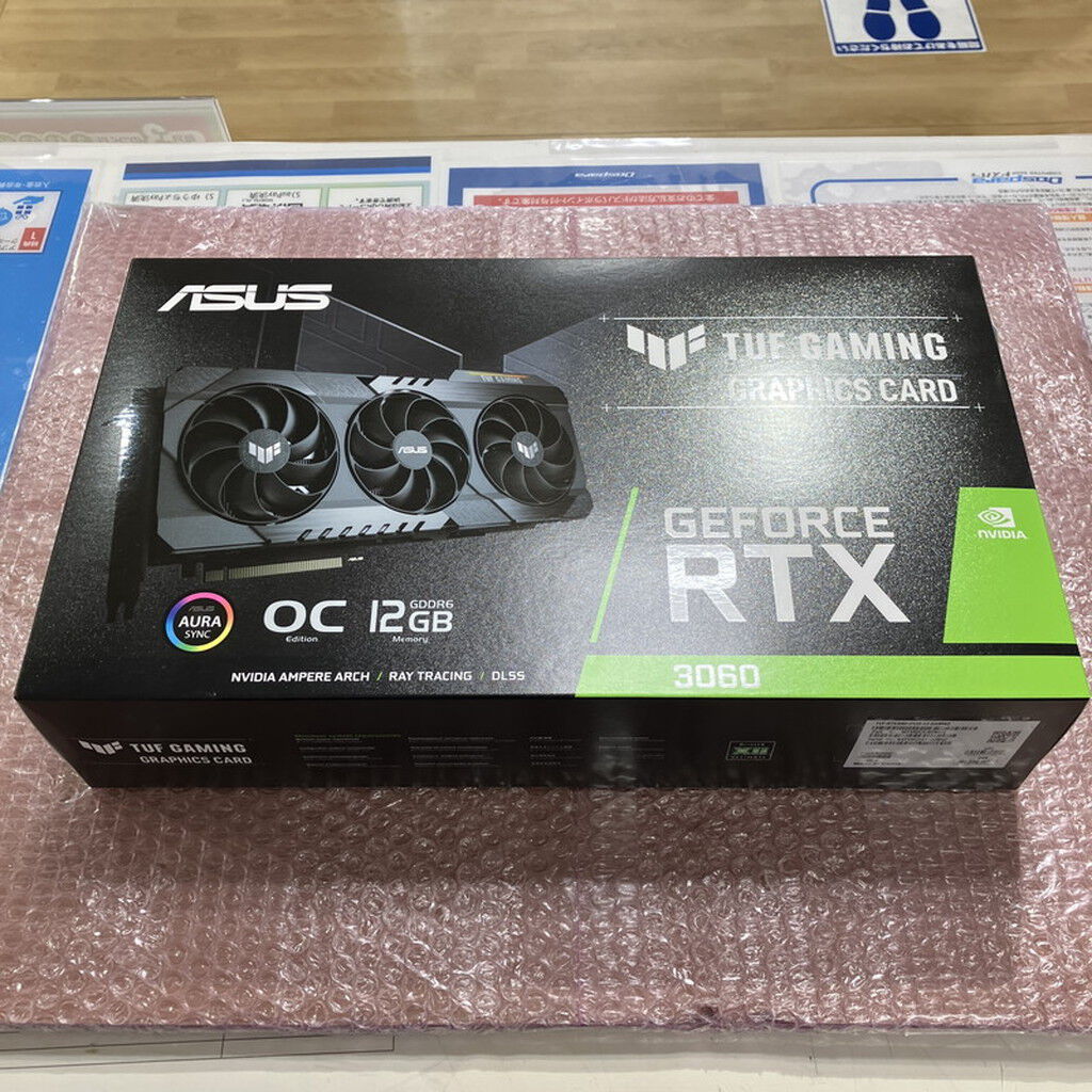ASUS TUF GAMING GeForce RTX3060 12GB 完動品 ASUS TUF Gaming GeForce RTX 3060 12GB GDDR6 | Graphics Cards