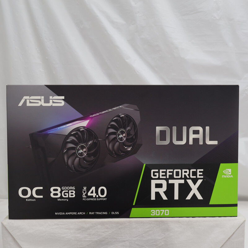 中古 ASUS DUAL-RTX3070-O8G (RTX3070 8G) 143895 （380370