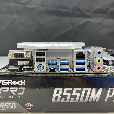 【佐賀南部バイパス店】中古  ASRock B550M Pro4 (B550 AM4 mATX DDR4) 142938 