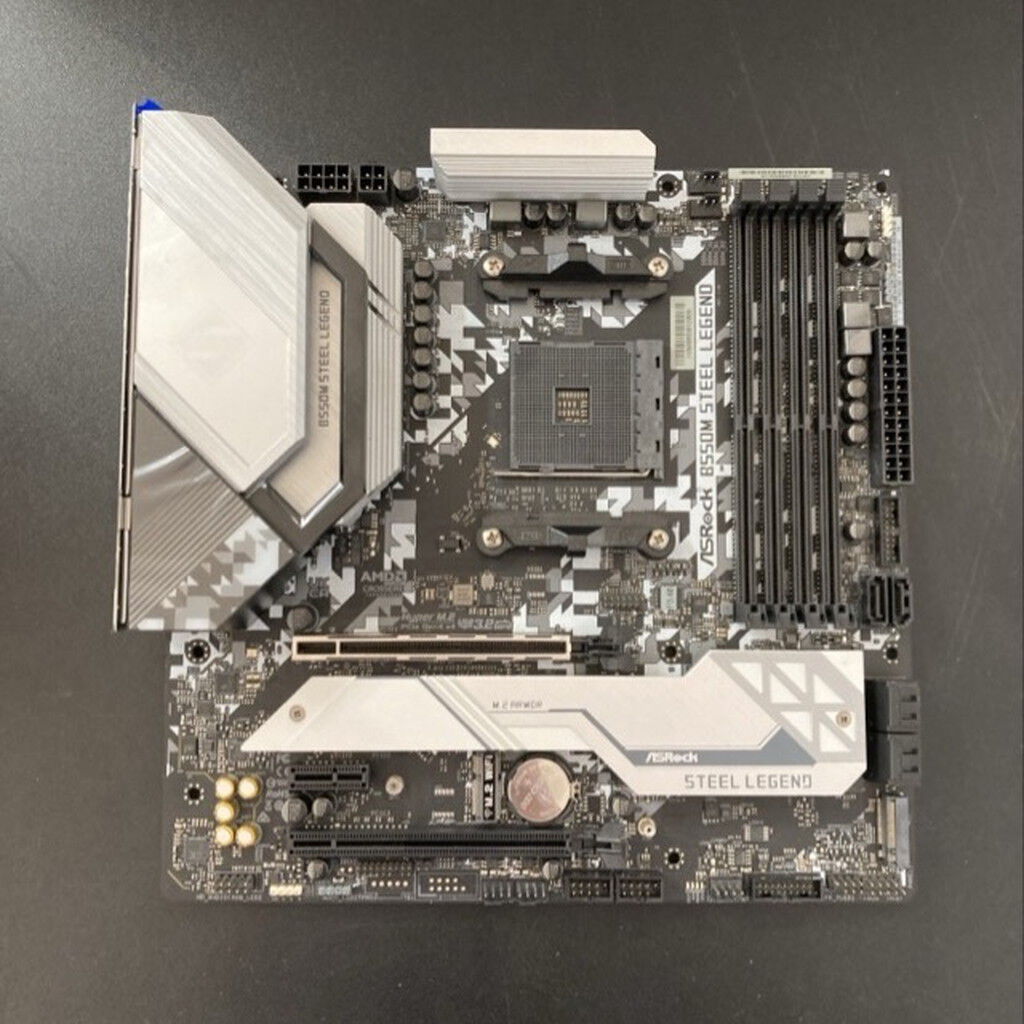 中古 ASRock B550M Steel Legend (B550 AM4 mATX DDR4) 142939