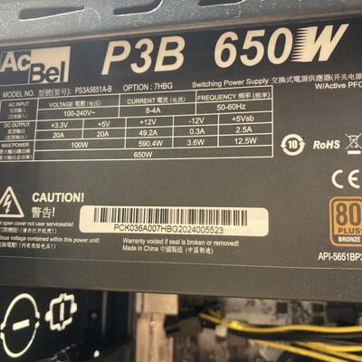 【富山本郷店】中古  THIRDWAVE GALLERIA RT5 (AMD Ryzen 5 3500 /16GB/GTX1660 SUPER/SSD 500GB+HDD 1TB/DVDmt/Win 11 Home/-) 4760001618 