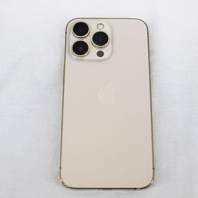 デモ機 iPhone13 Pro 128GB ゴールド 3J864J/A A2636 (au 〇判定 
