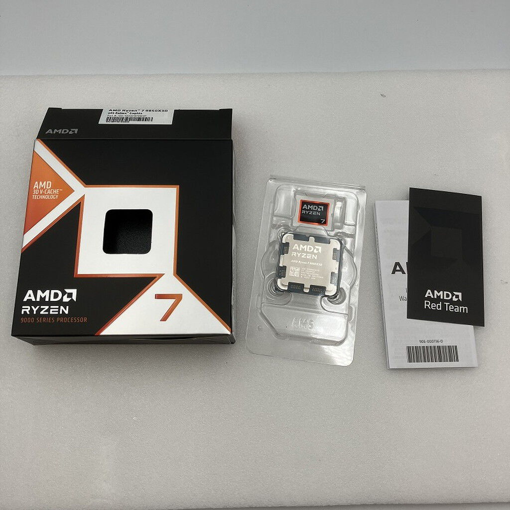 中古 AMD Ryzen 7 9850X3D (AM5/4.7/104M/C8/T16/120W) 188690