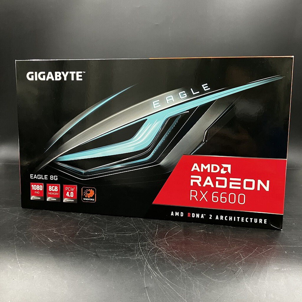 【新品未開封】GIGABYTE GV-R66EAGLE-8GD ② Amazon.com: GIGABYTE Radeon RX 6600 Eagle 8G Graphics Card