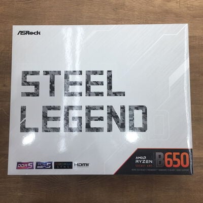 【佐賀南部バイパス店】中古  ASRock B650 Steel Legend WiFi (B650 AM5 ATX) 5250001415 