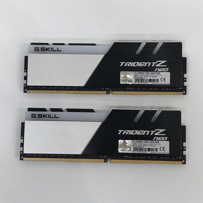 【津ラッツ店】中古  G.SKILL Trident Z Neo F4-3600C18D-32GTZN(DDR4 PC4-28800 16GB 2枚組) 4990001429 