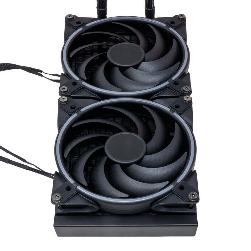 ケース、電源、水冷クーラー、ファン セット AINEX SCI-04S-BK (水冷ファン固定用ネジセット 25mm厚2台用 ブラック