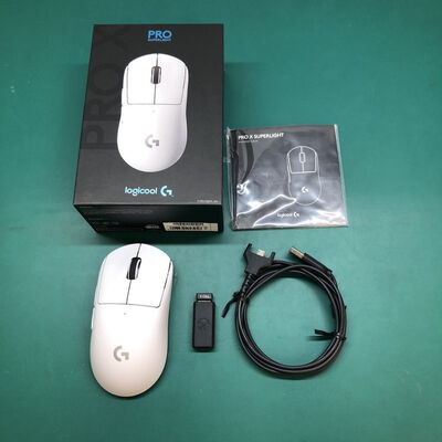 【津ラッツ店】中古  Logicool PRO X SUPERLIGHT Wireless Gaming Mouse G-PPD-003WL-WH 146966 
