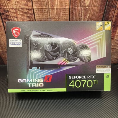 【富士青葉店】中古  MSI GeForce RTX 4070 Ti GAMING X TRIO 12G (RTX4070Ti 12GB) 154204 