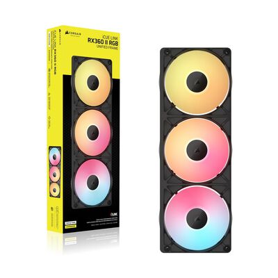 Corsair  iCUE LINK RX360 II Unified Frame RGB Fans Expansion Black CO-9051061-WW (ブラック) 