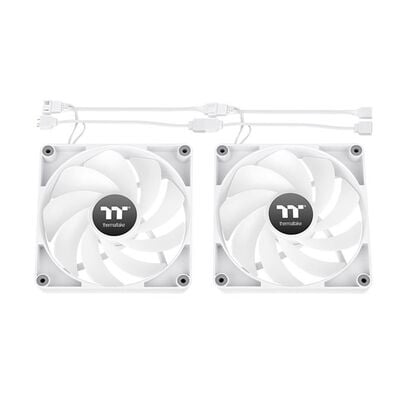 Thermaltake  CT120 Reverse ARGB Sync PC Cooling Fan White 2 Pack CL-F175-PL12SW-A (2個パック ホワイト) 