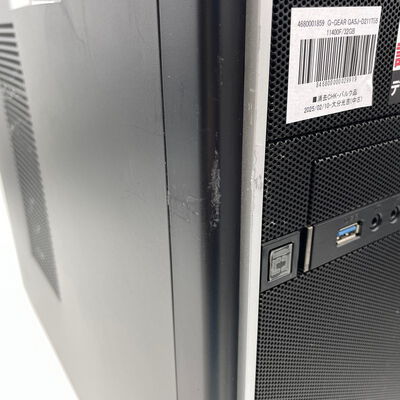 【大分店】中古  G-GEAR GA5J-D211T(i5 11400F/32GB/SSD1TB/RTX2060/W10H) 4680001859 